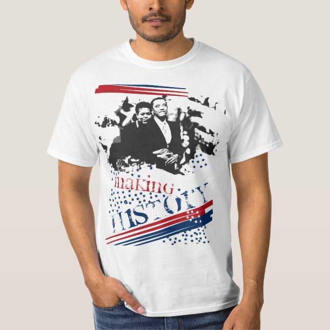 T-shirt Faisant à History_Red le JPEG bleu (Devant)