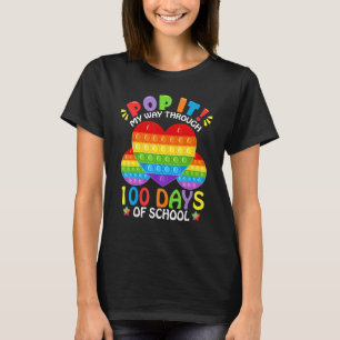 T-shirt Faisant mon chemin à travers 100 jours d'école Gra