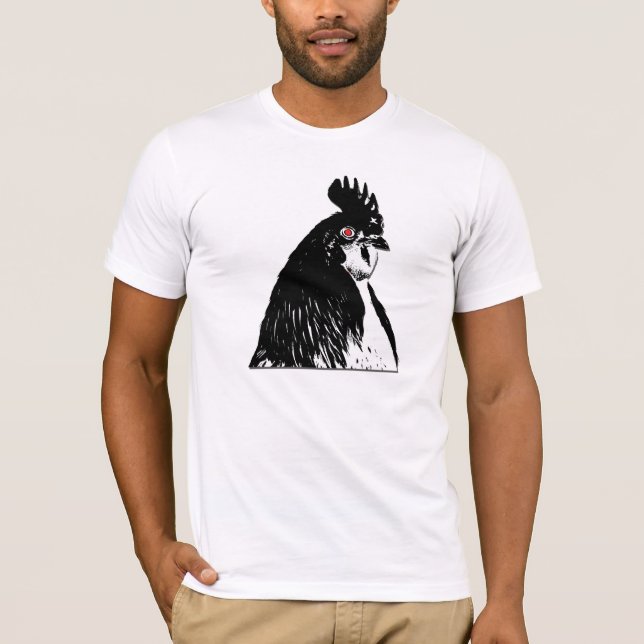 T-shirt faisant rage de poulet (Devant)