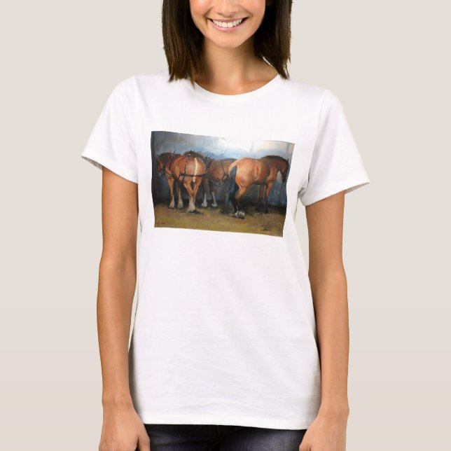 T-shirt Faisant une pause - exposition 2012 de Chertsey (Devant)