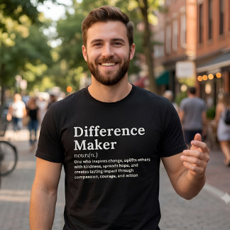 T-Shirt Faiseur de Différence Cadeau pour Enseigna