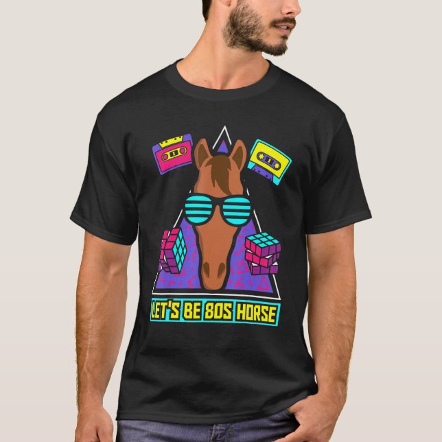 T-shirt Faisons 80 ans de cheval (Devant)