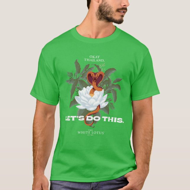 T-shirt "Faisons ça" Cobra - Le Lotus Blanc (Devant)
