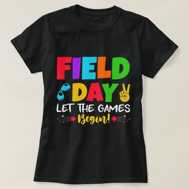 T-shirt Faisons ce jour de terrain Ce que l'enseignant Sch (Design devant)