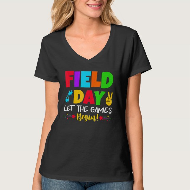 T-shirt Faisons ce jour de terrain Ce que l'enseignant Sch (Devant)
