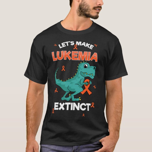T-shirt Faisons de la leucémie un succès de sensibilisatio (Devant)