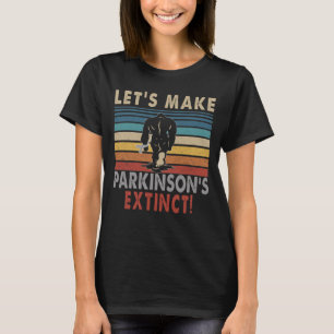 T-shirt faisons de la maladie de Parkinson un grand pied d