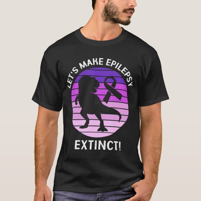 T-shirt Faisons de l'épilepsie Épilepsie Épilepsie Épileps (Devant)