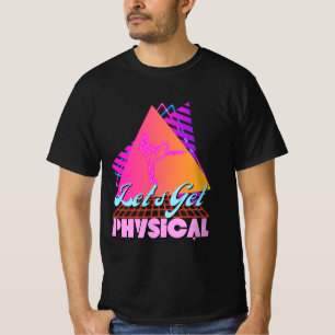 T-shirt Faisons de l'exercice pour un fitness des années 8