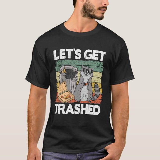 T-shirt Faisons des ordures jetées Pouvez-vous des ordures (Devant)