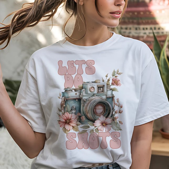 T-shirt Faisons des Photos Photographie (Créateur téléchargé)