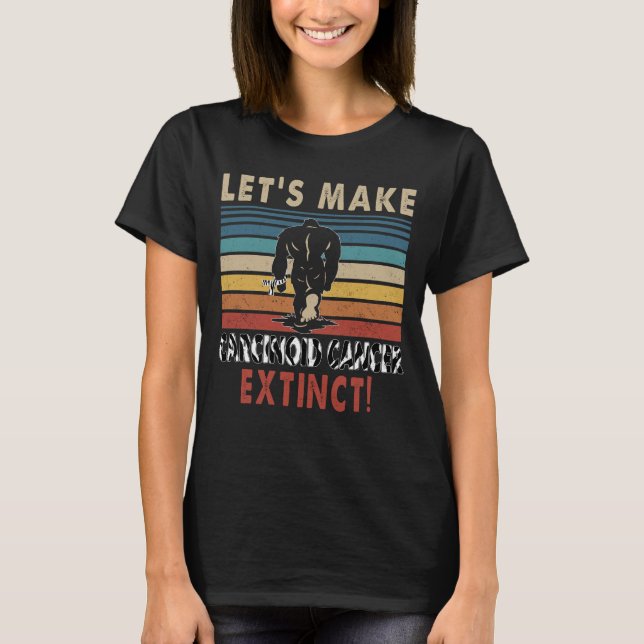 T-shirt faisons disparaître le cancer cancérigène (Devant)