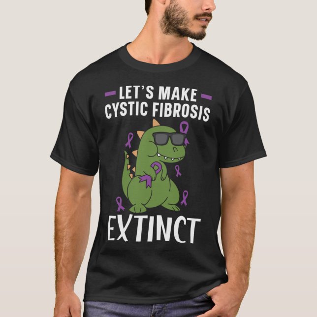 T-shirt Faisons en sorte que la fibrose kystique disparais (Devant)