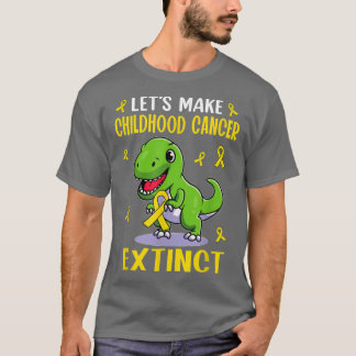 T-shirt Faisons en sorte que le cancer de l'enfant dispara