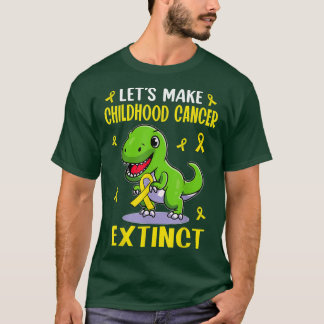 T-shirt Faisons en sorte que le cancer de l'enfant dispara