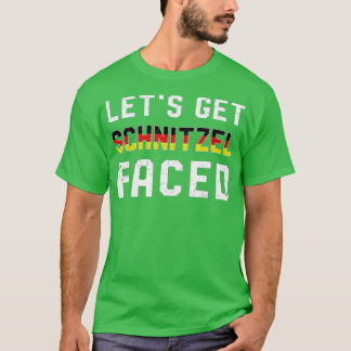 T-shirt Faisons face à Schnitzel Oktoberfest drôle Alleman