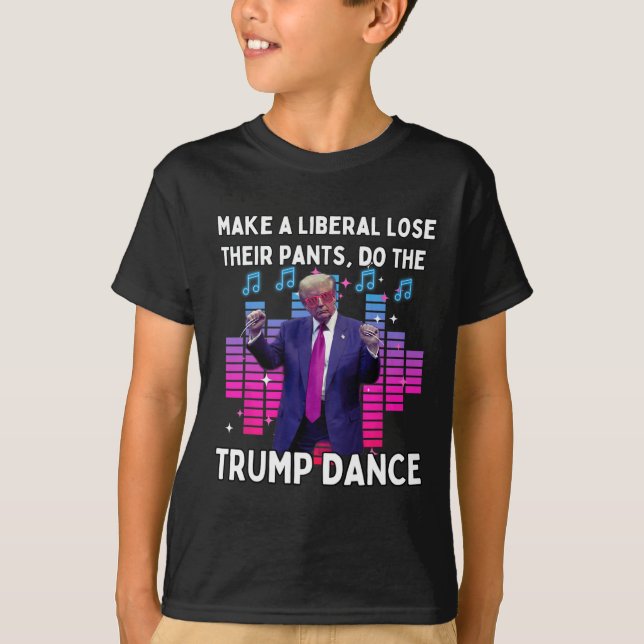 T-shirt Faisons La Danse Trump - Pro Trump Family Present (Devant)