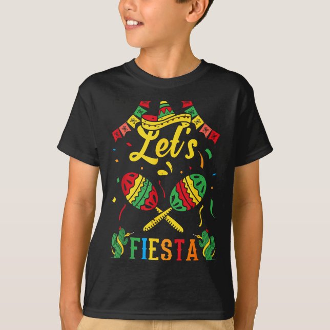 T-shirt Faisons la fête cinco de mayo Faisons la fête cinc (Devant)