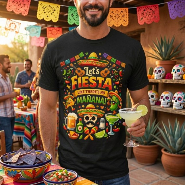 T-shirt Faisons la fête comme s'il n'y avait pas de demain (Créateur téléchargé)