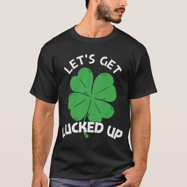 T-shirt Faisons la fête de la Saint Patrick Hommes Femmes (Devant)