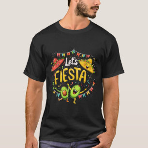T-shirt Faisons la Fête de l'Avocat et des Tacos Sombrero