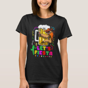 T-shirt Faisons la Fête Paresseux Mignon Tenant Bière Cinc