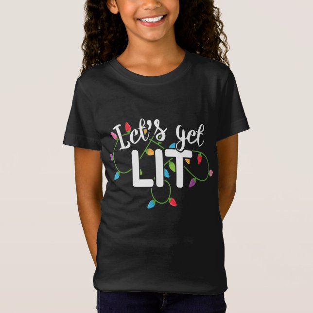 T-Shirt Faisons Lit Drôle Vêtements de Noël Xma (Devant)