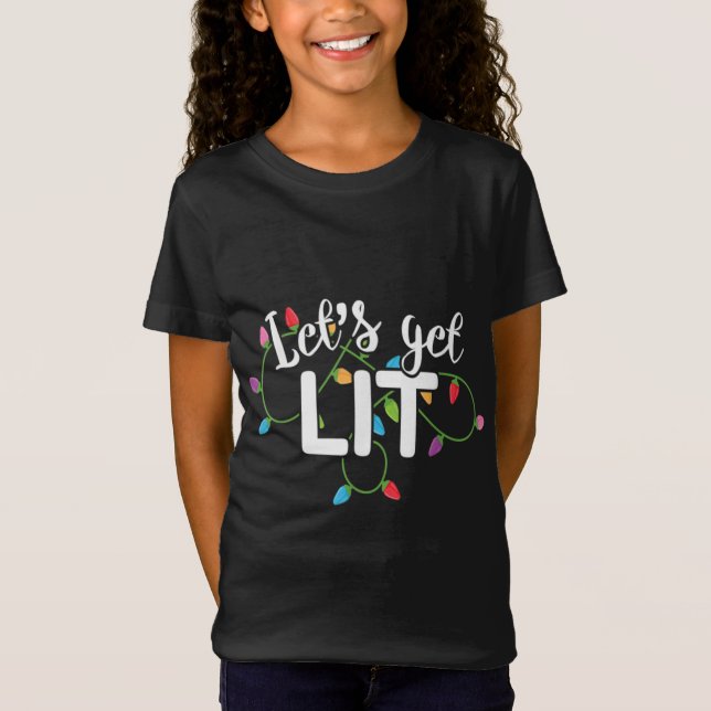T-Shirt Faisons Lit Drôle Vêtements de Noël Xma (Devant)