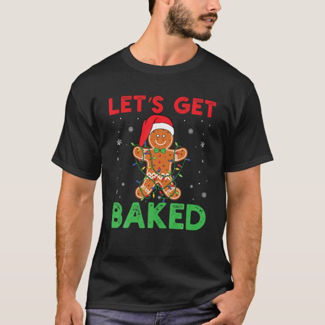 T-shirt Faisons-nous cuire pain d'épices Noël biscuit Baki (Devant)