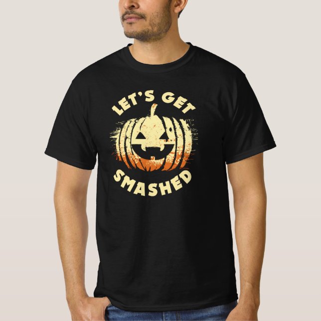 T-shirt Faisons-nous tomber | Citation de boisson amusante (Devant)