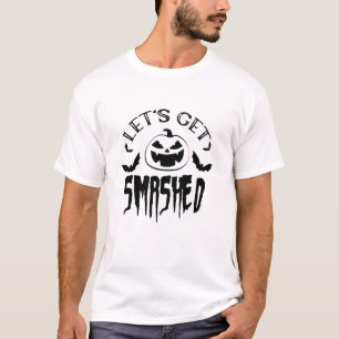 T-shirt Faisons tomber le Citrouille Éffrayant d'Halloween