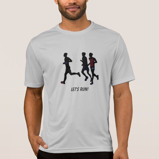 T-shirt Faisons tourner les coureurs sportifs (Devant)