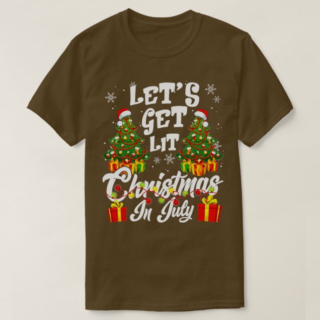 T-shirt Faisons un bon Noël en juillet (Design devant)