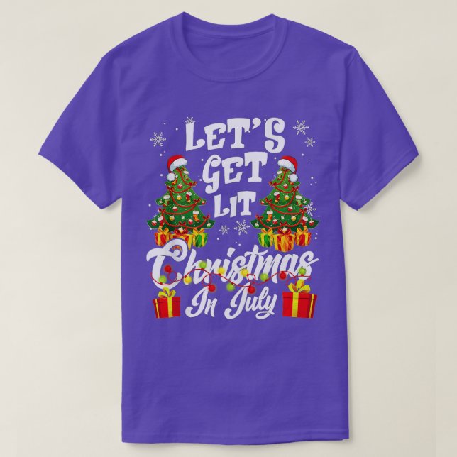 T-shirt Faisons un bon Noël en juillet (1) (Design devant)