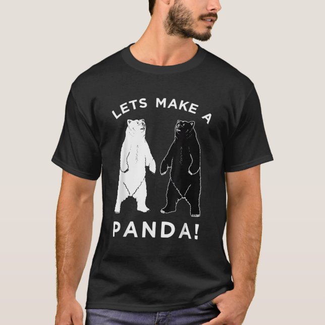 T-shirt Faisons Un Ours De Panda (Devant)
