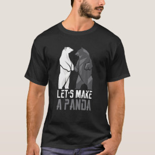 T-shirt Faisons une chemise Panda T