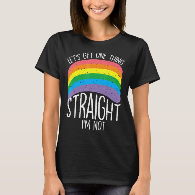T-shirt Faisons une chose, je ne suis pas (Devant)