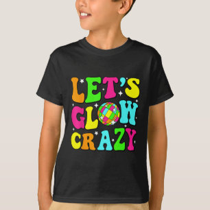 T-shirt Faisons une fête d'anniversaire rétro folle lumine