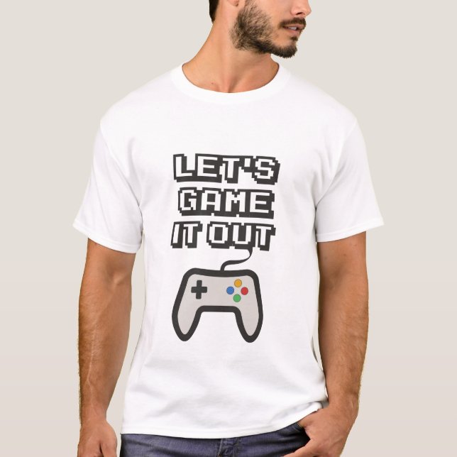 T-shirt Faisons une simulation (Devant)