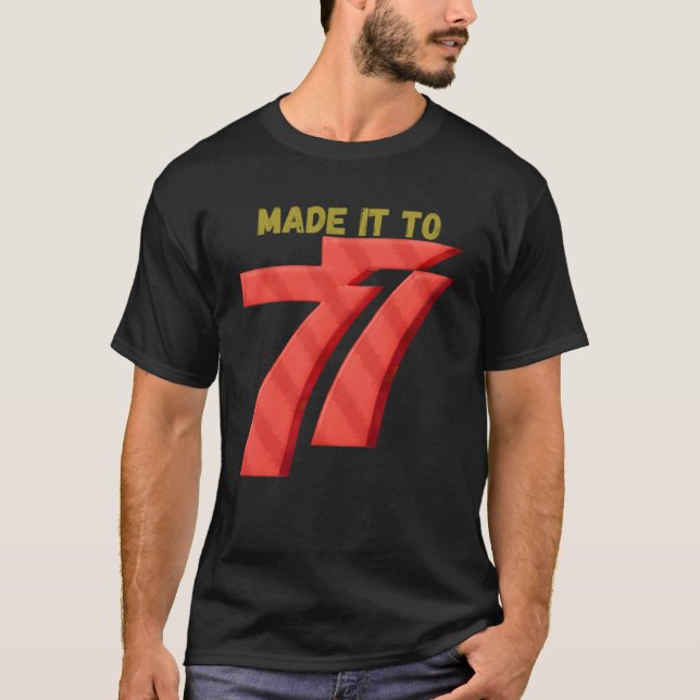 T-shirt Fait à 77 (Devant)