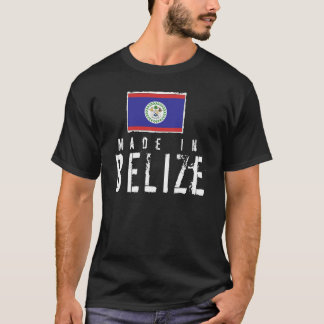 T-shirt Fait à Belize - obscurité