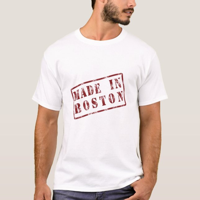 T-shirt Fait à Boston (Devant)