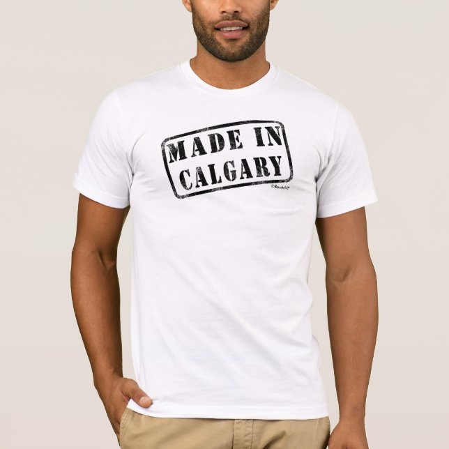 T-shirt Fait à Calgary (Devant)