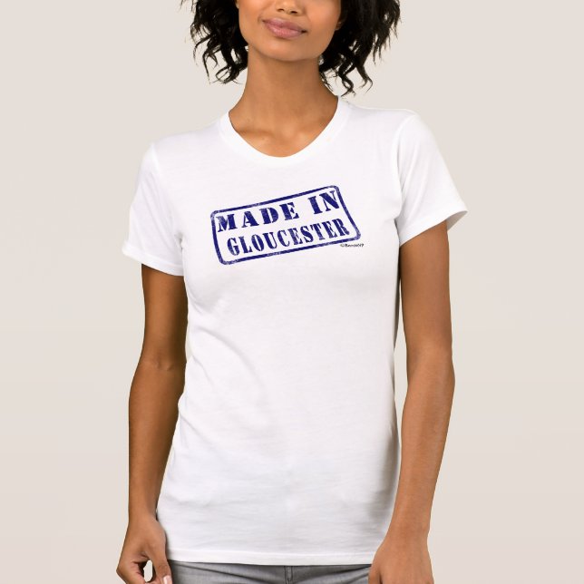 T-shirt Fait à Gloucester (Devant)