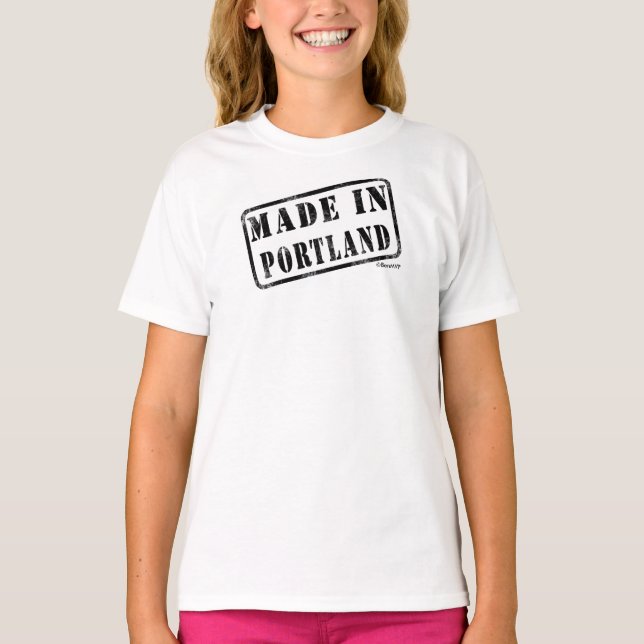 T-shirt Fait à Portland (Devant)