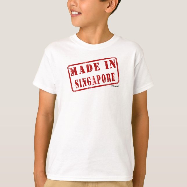 T-shirt Fait à Singapour (Devant)