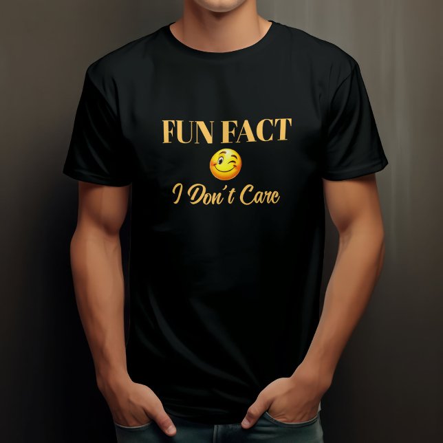 T-shirt Fait Amusant Qui M'est Égal (Créateur téléchargé)