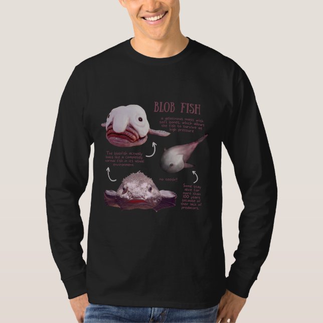 T-shirt Fait amusant sur le poisson (Devant)