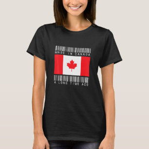 T-shirt Fait Au Canada Il Y A Longtemps Le Canada Canadien