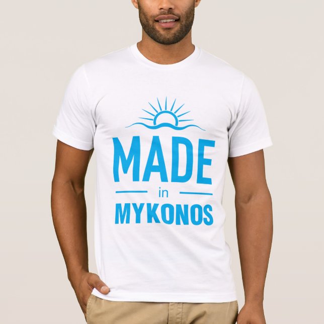 T-SHIRT FAIT AU MYKONOS (Devant)